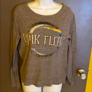 Vintage Pink Floyd Dark Side of the Moon Shirt long sleeve concert band shirt